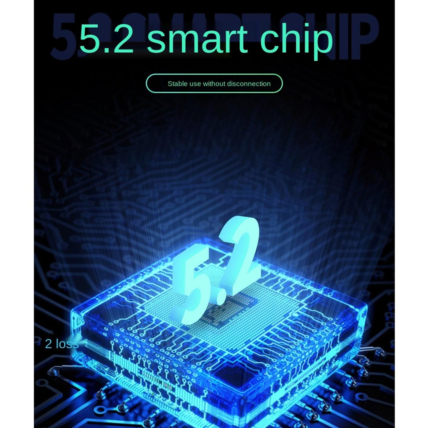 NNEIDS Wireless Gaming Bluetooth Earphones - Black