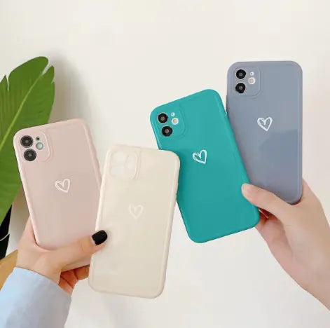 Hand-Painted Love Phone Case