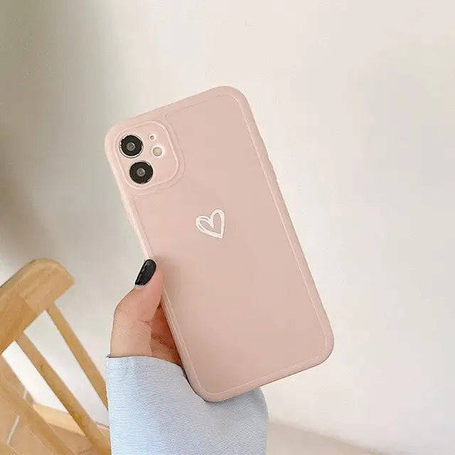 Hand-Painted Love Phone Case